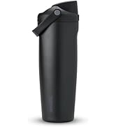 Insulated Stainless Steel Water Bottle with Two-Way Spout, Built-In Straw and Bucket Handle, Made for Travel, School, and Sports, 40oz, BPA Free, Leak Proof, Foggy Tide