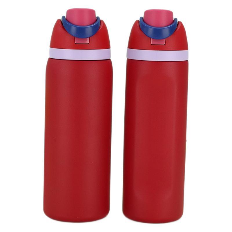 Cross-border New Fruit Cup304Stainless Steel Insulated Cup Large Capacity Double Drinking Cup Portable Car Sports Water Bottle