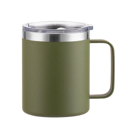 12oz Handle Spray Plastic Sublimation Mug with Handle Print log In-stock Export304Stainless Steel Handle Cup