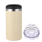 Simple Car-Mounted Straight Outdoor Sublimation Beer Cup In Stock Multi-Functional16oz Double Lid Insulated Cold Storage Cup