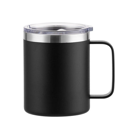 12oz Handle Spray Plastic Sublimation Mug with Handle Print log In-stock Export304Stainless Steel Handle Cup