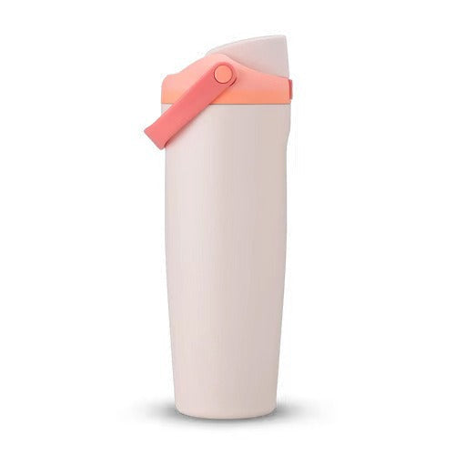 New Large Capacity30oz Portable Fruit Cup304Stainless Steel Vacuum Insulated Cup Outdoor Portable Straw Cup