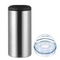 Simple Car-Mounted Straight Outdoor Sublimation Beer Cup In Stock Multi-Functional16oz Double Lid Insulated Cold Storage Cup