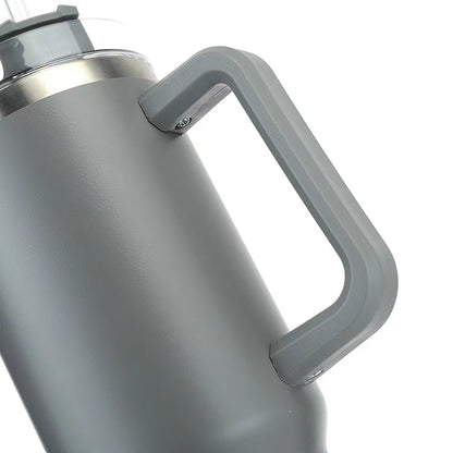 Cross-border Manufacturer New Model40oz Ice Tyrant Cup with Handle for Cross-Border304Stainless steel thermos cup with straw car cup