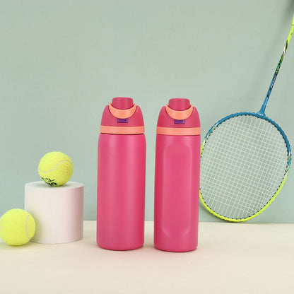 Cross-border New Fruit Cup304Stainless Steel Insulated Cup Large Capacity Double Drinking Cup Portable Car Sports Water Bottle
