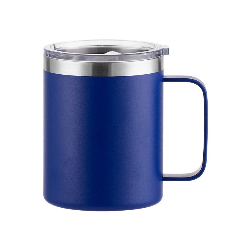 12oz Handle Spray Plastic Sublimation Mug with Handle Print log In-stock Export304Stainless Steel Handle Cup