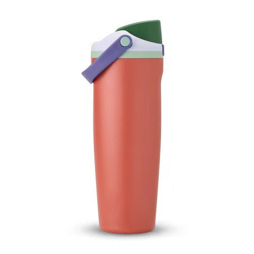 New Large Capacity30oz Portable Fruit Cup304Stainless Steel Vacuum Insulated Cup Outdoor Portable Straw Cup