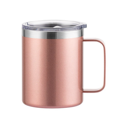 12oz Handle Spray Plastic Sublimation Mug with Handle Print log In-stock Export304Stainless Steel Handle Cup
