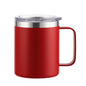 12oz Handle Spray Plastic Sublimation Mug with Handle Print log In-stock Export304Stainless Steel Handle Cup