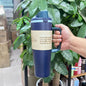 Cross-border New Fruit Cup304Stainless Steel Insulated Cup Large Capacity Double Drinking Cup Portable Car Sports Water Bottle