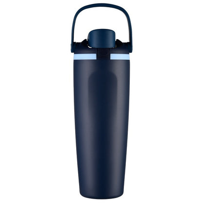 New Large Capacity30oz Portable Fruit Cup304Stainless Steel Vacuum Insulated Cup Outdoor Portable Straw Cup