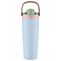 New Large Capacity30oz Portable Fruit Cup304Stainless Steel Vacuum Insulated Cup Outdoor Portable Straw Cup