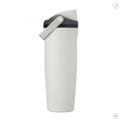 New Large Capacity30oz Portable Fruit Cup304Stainless Steel Vacuum Insulated Cup Outdoor Portable Straw Cup