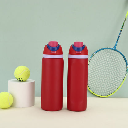 Cross-border New Fruit Cup304Stainless Steel Insulated Cup Large Capacity Double Drinking Cup Portable Car Sports Water Bottle