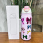 Cross-border New Fruit Cup304Stainless Steel Insulated Cup Large Capacity Double Drinking Cup Portable Car Sports Water Bottle