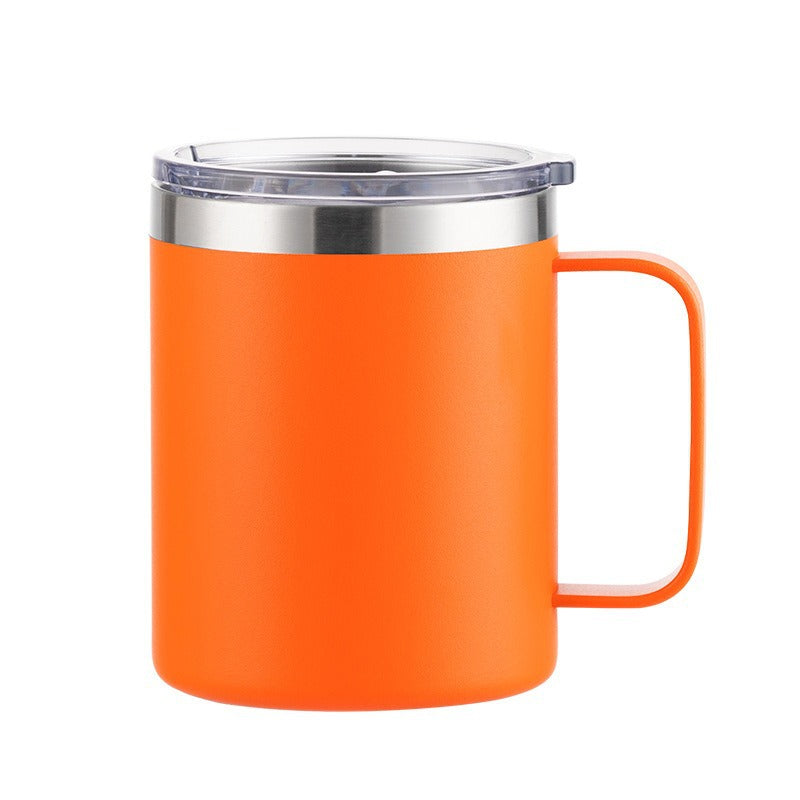 12oz Handle Spray Plastic Sublimation Mug with Handle Print log In-stock Export304Stainless Steel Handle Cup
