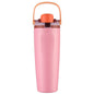 New Large Capacity30oz Portable Fruit Cup304Stainless Steel Vacuum Insulated Cup Outdoor Portable Straw Cup