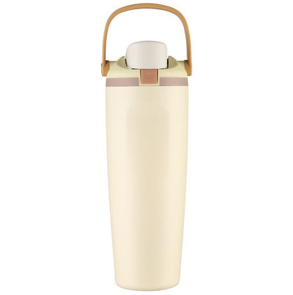 New Large Capacity30oz Portable Fruit Cup304Stainless Steel Vacuum Insulated Cup Outdoor Portable Straw Cup